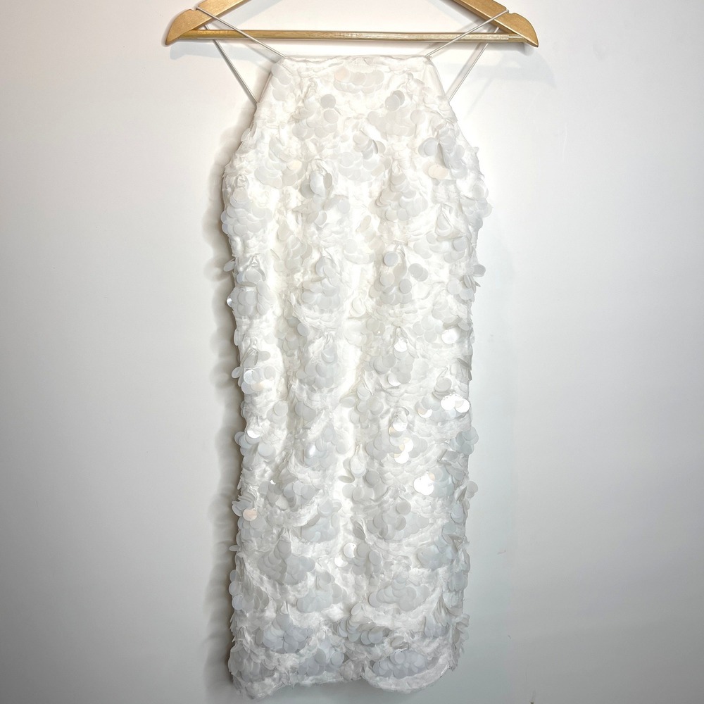 Emerald Sundae White Floral Mini Dress